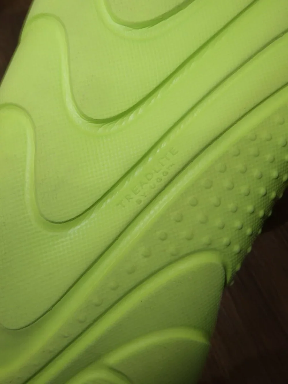 Womens UGG LA Cloud Platform Sandals Stretchy Strappy Neon Green Lightweight 9 - Picture 10 of 11